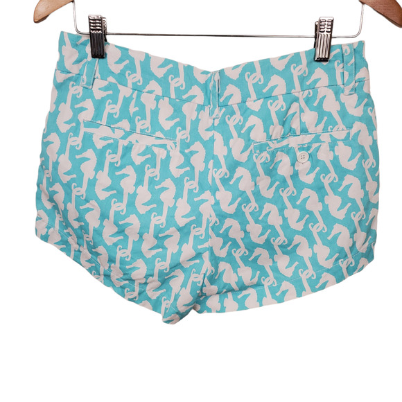 MACBETH | COLLECTIONS SEAHORSE NOVELTY PRINT 100% COTTON SHORT SHORTS SMALL - Picture 6 of 13